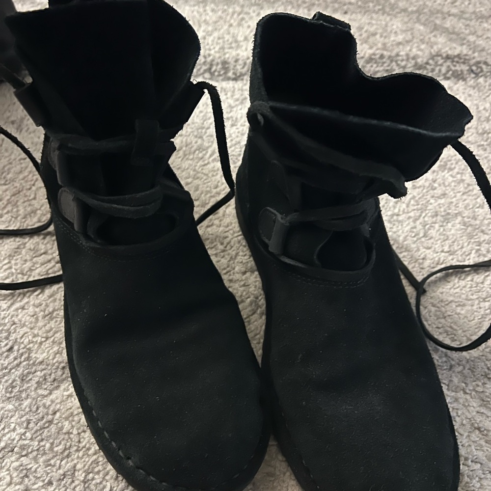 UGG Black Lace Up Women's Boots